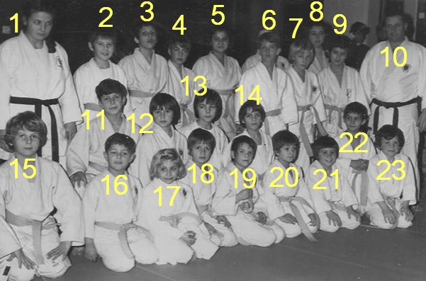 Judo Ferney 71-72 Pujadas Arch. O.Coupy noms