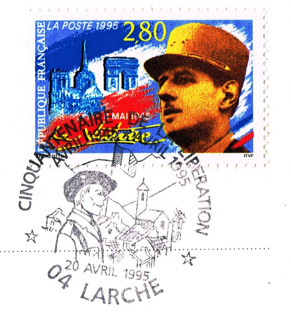 p10c PGR269c Larche 1945 2005 timbre 20cm