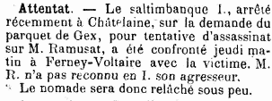 Journal de Genève, 15 février 1901