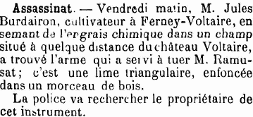 Journal de Genève, 17 mars 1901